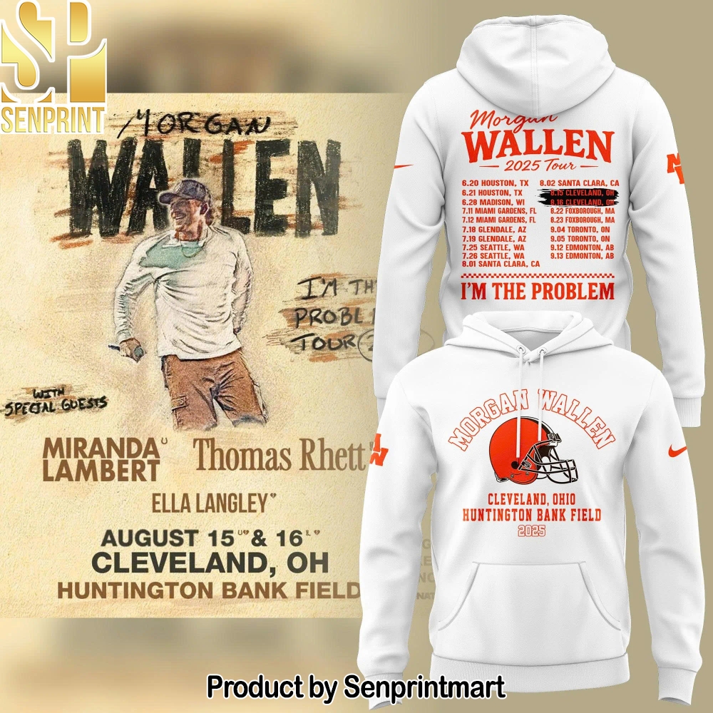 Exclusive Morgan Wallen x Cleveland Browns For Fans Casual Shirt – Sports Fan Outfit 3636