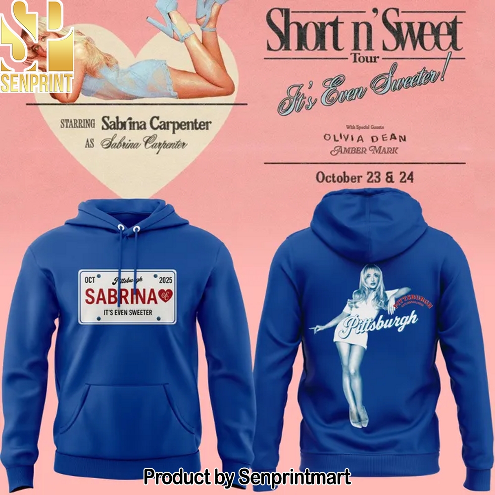Exclusive Version Short N’ Sweet Tour Pittsburgh Hoodie 2025 – Sports Fan Outfit 3527