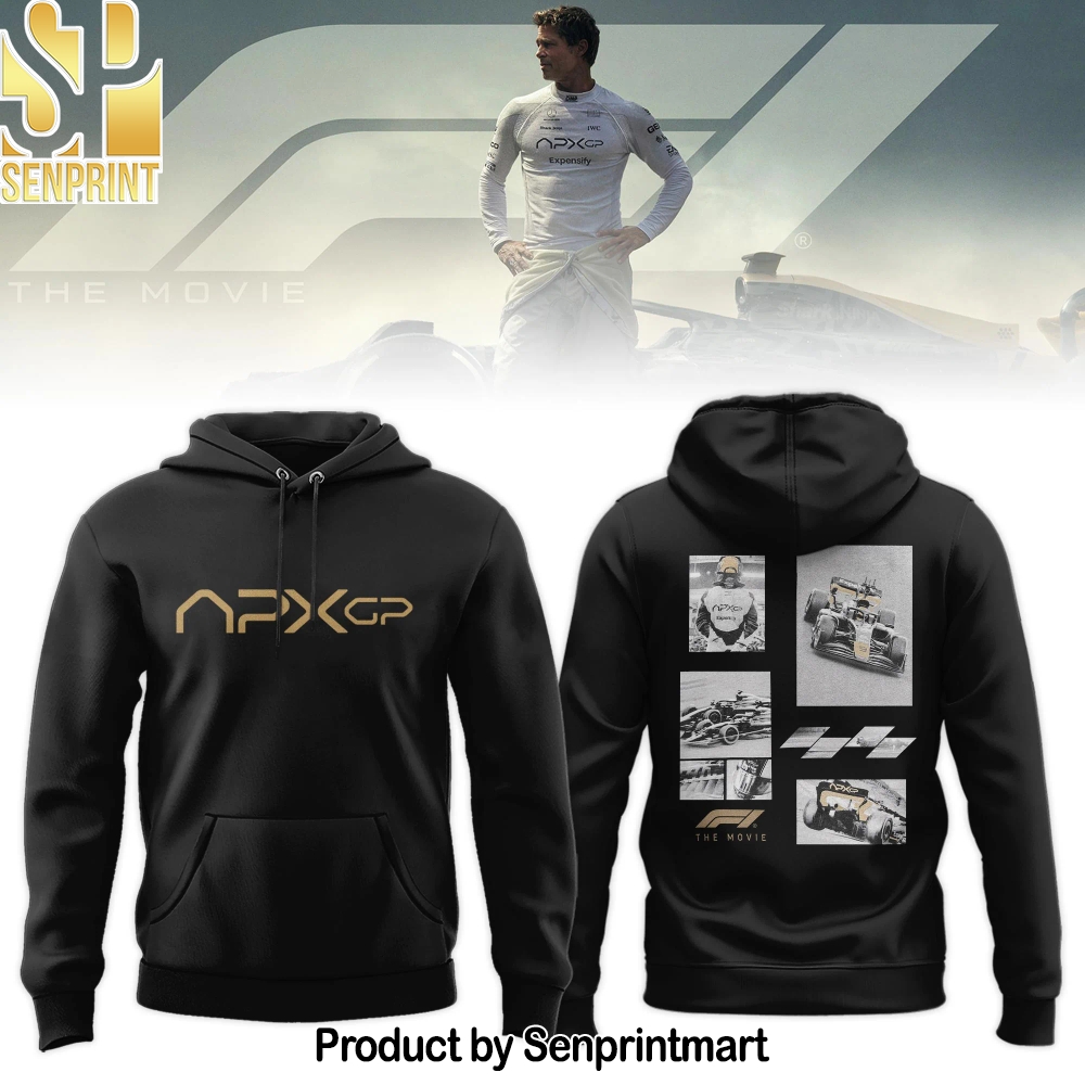 F1 The Movie 2025 APXGP Brad Pitt Hoodie – Sports Fan Outfit 2597
