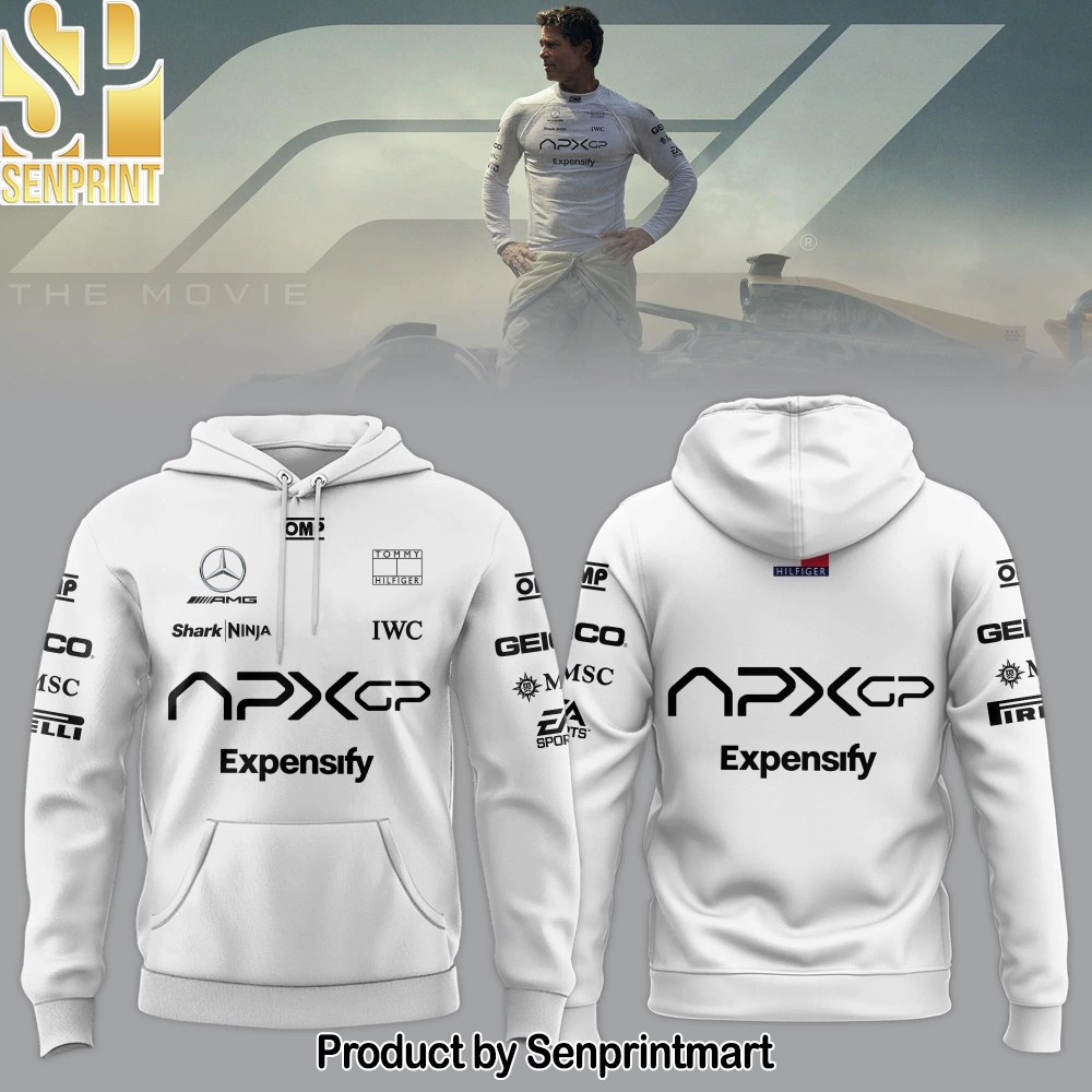 F1 The Movie 2025 APXGP Brad Pitt Hoodie – Sports Fan Outfit 2728