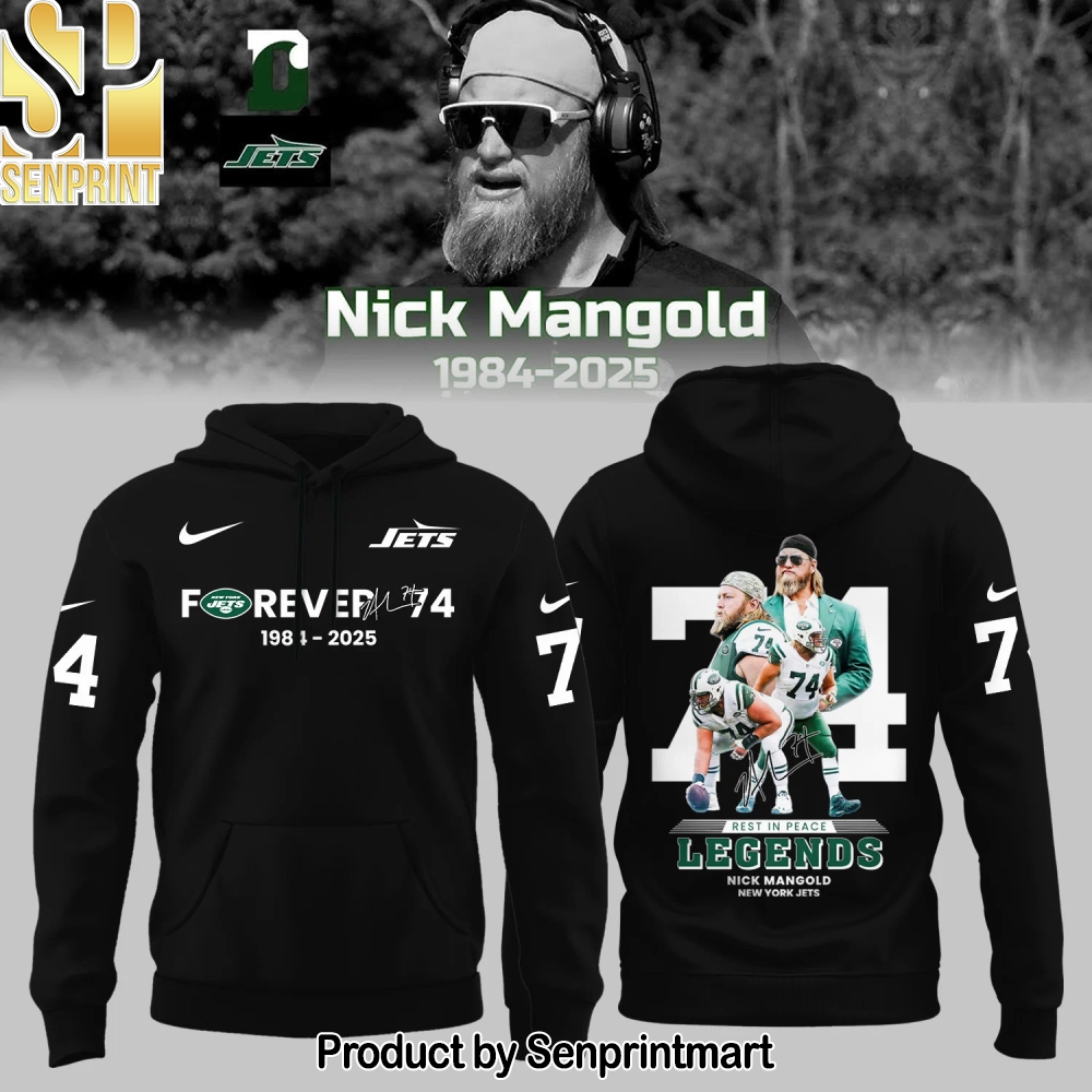 Forever 74 Nick Mangold Will Forever Be A Jet Hoodie – Sports Fan Outfit 3135