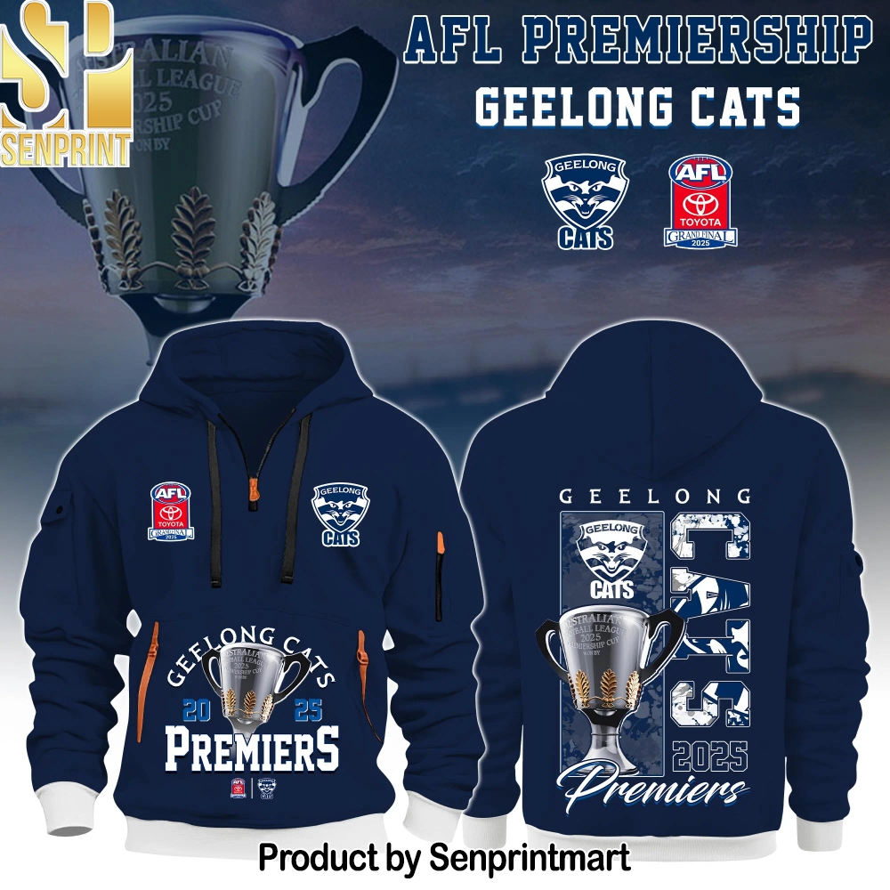 GEELONG CATS- AFL 2025 Champions 3D Casual Shirt – Sports Fan Outfit 4294