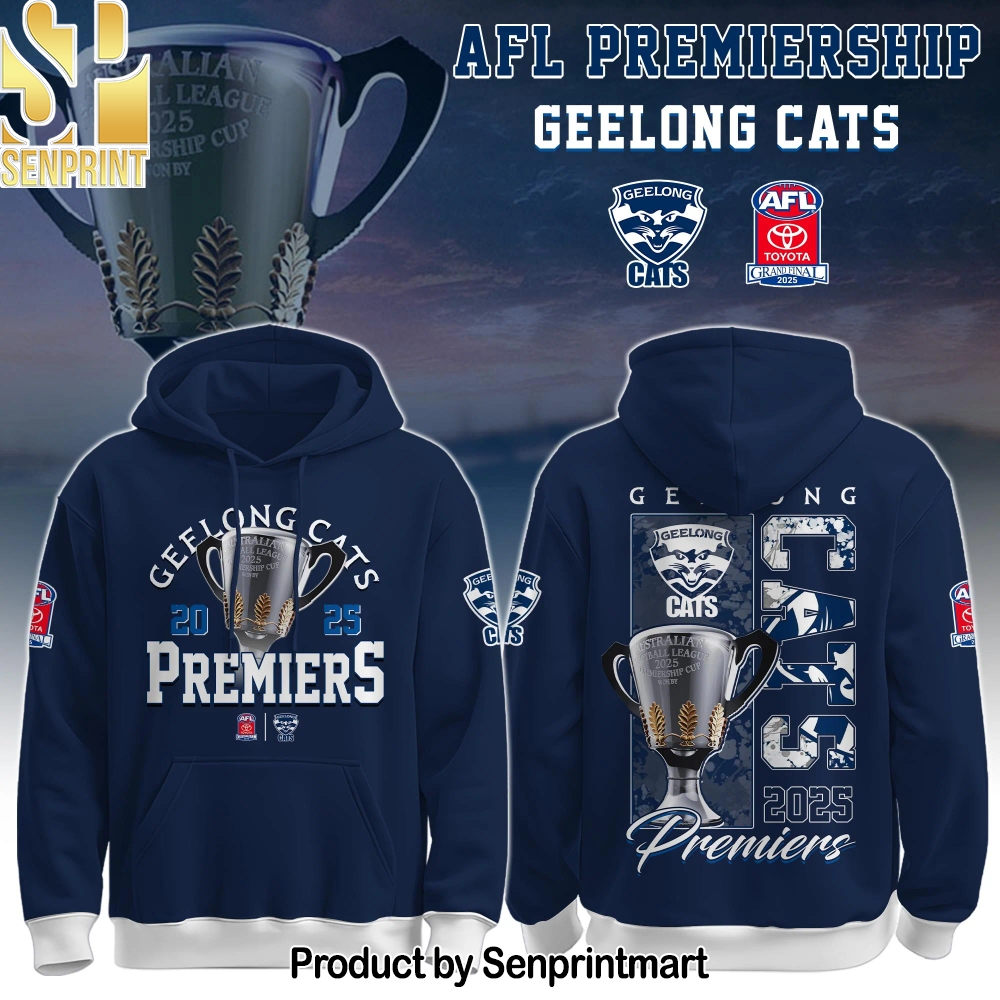 GEELONG CATS- AFL 2025 Champions Hoodie – Sports Fan Outfit 1573