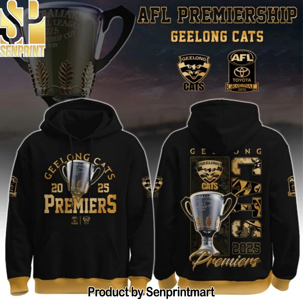 GEELONG CATS- AFL 2025 Champions Hoodie – Sports Fan Outfit 1716