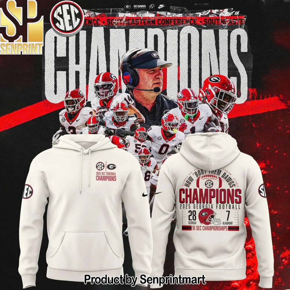 Georgia Bulldogs 2025 SEC Conference Champions Unisex Shirt – Sports Fan Outfit 2405