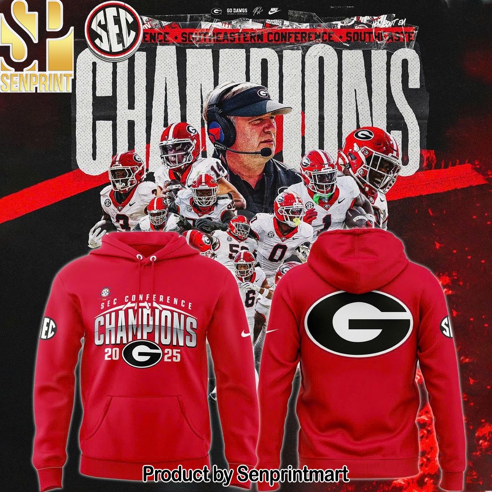 Georgia Bulldogs 2025 SEC Conference Champions Unisex Shirt – Sports Fan Outfit 3006