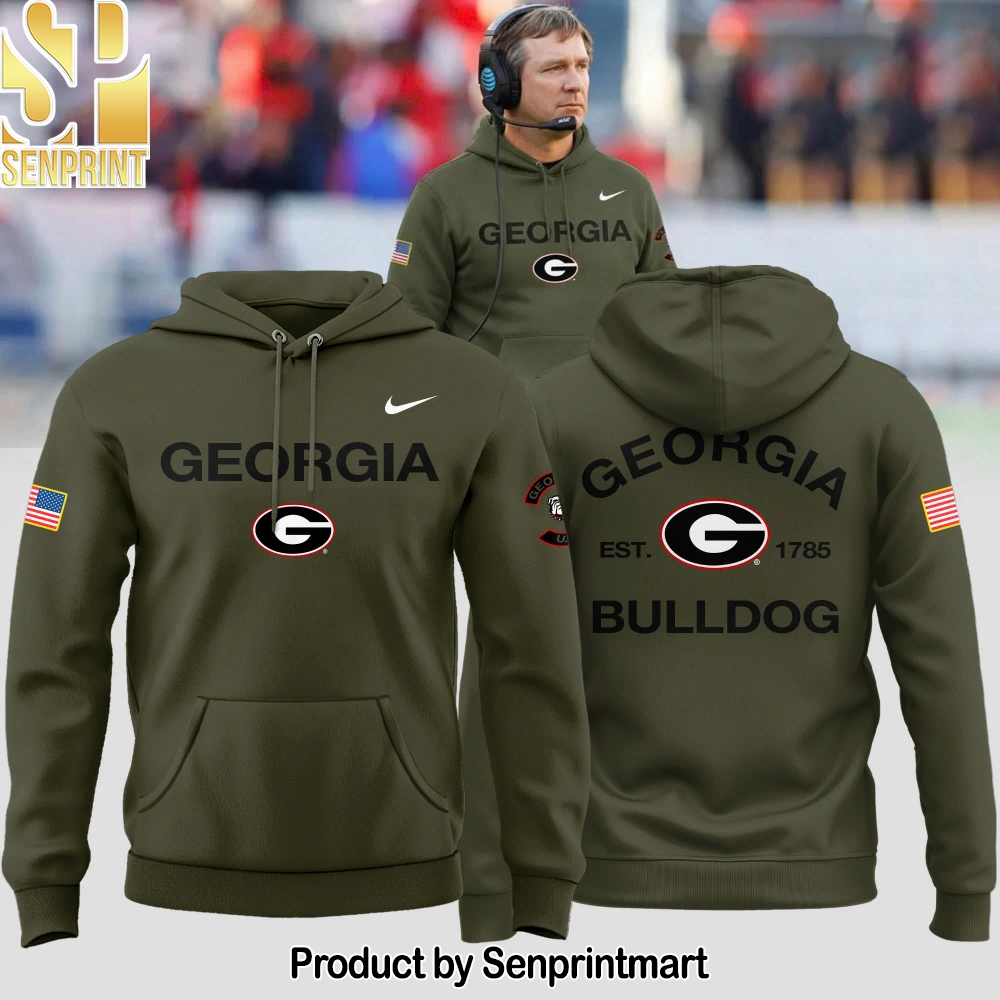 Georgia Bulldogs Military Appreciation 2025 Special Hoodie – Sports Fan Outfit 2686