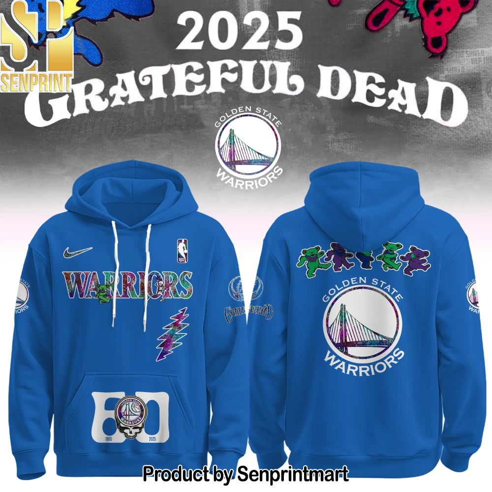 Golden State Warriors x Grateful Dead 60th Hoodie Editions Limited 1965 2025 – Sports Fan Outfit 4092