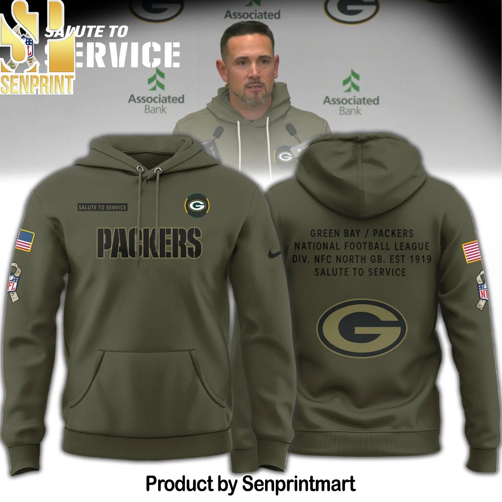 Green Bay Packers 2025 NFL Salute to Service Unisex Shirt – Sports Fan Outfit 3260