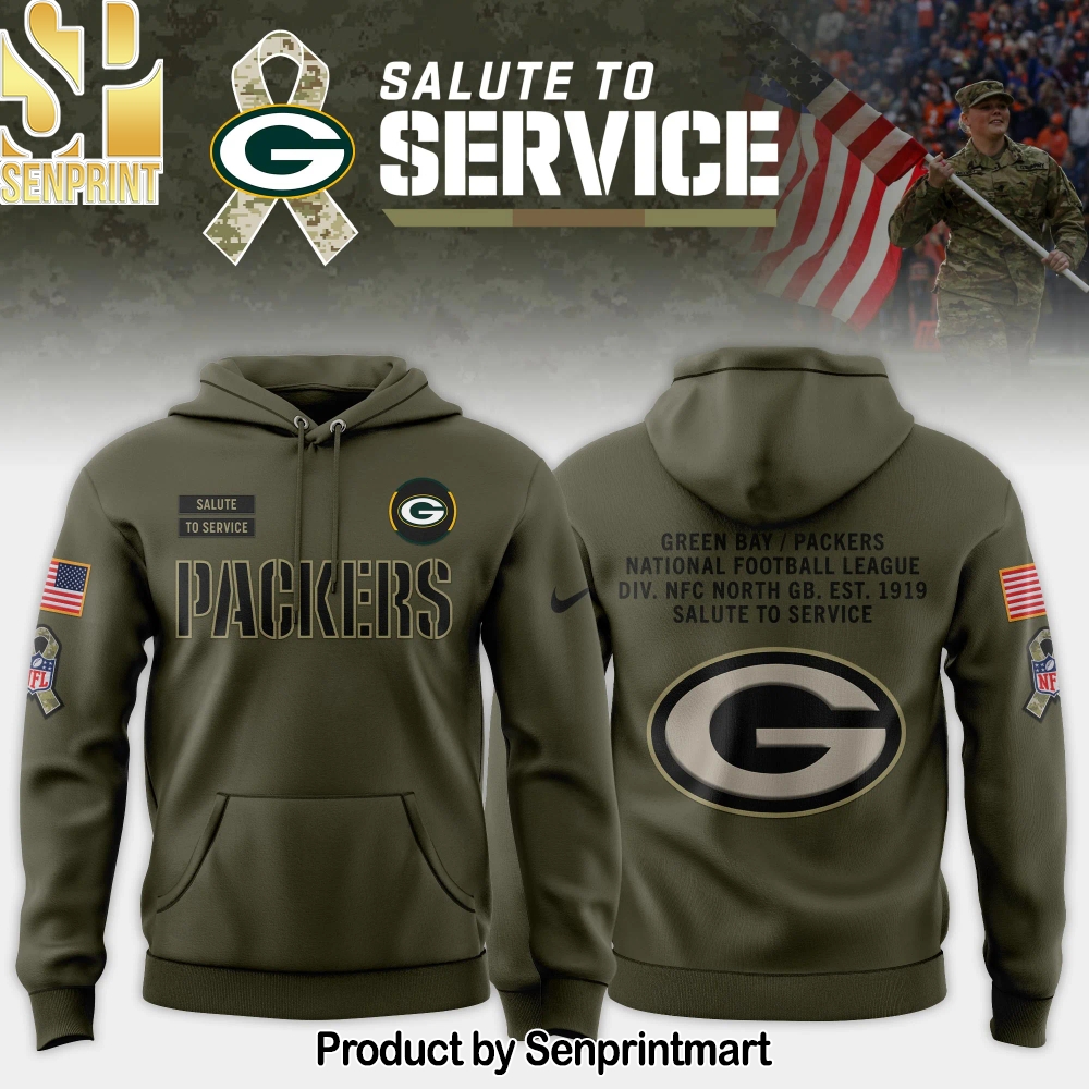 Green Bay Packers 2025 Salute to Service Limited Unisex Shirt – Sports Fan Outfit 3357