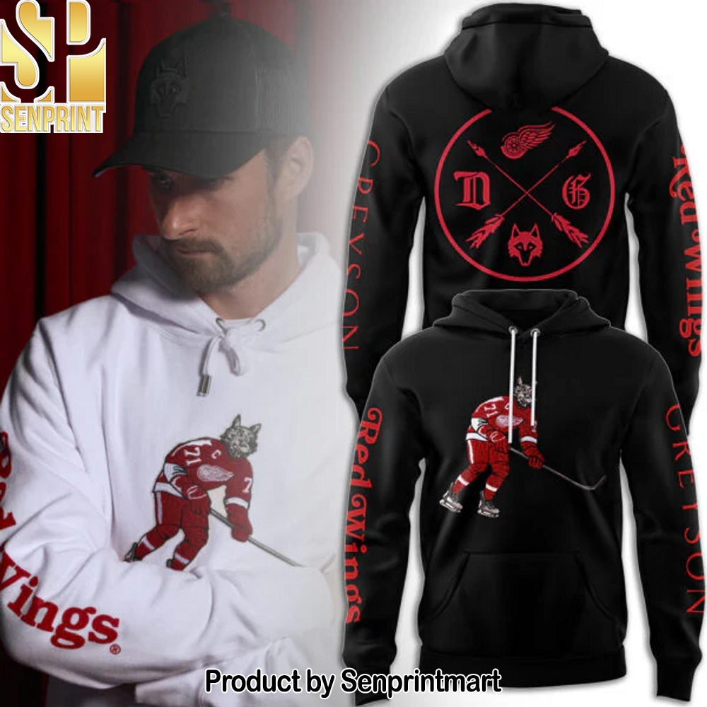 Greyson x Detroit Red Wings Dark Hoodie – Sports Fan Outfit 1585