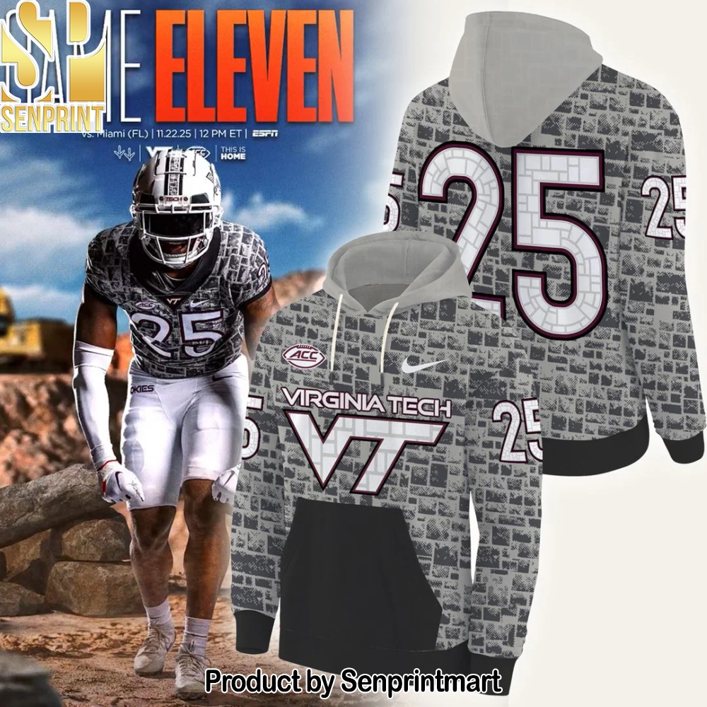 Hoodie Virginia Tech Football 2025 New Hoodie – Sports Fan Outfit 1344