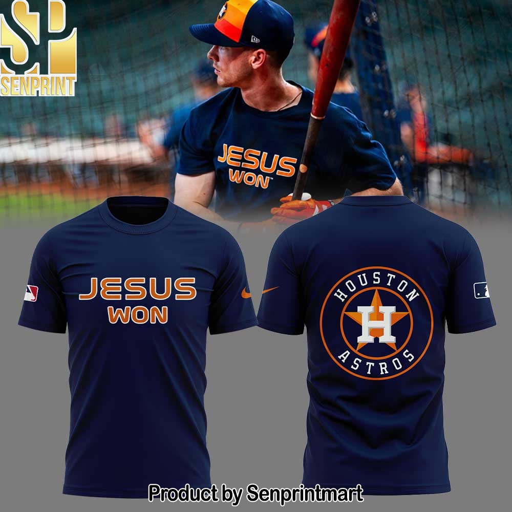 Houston Astros Jesus Won Unisex Shirt – Sports Fan Outfit 3005