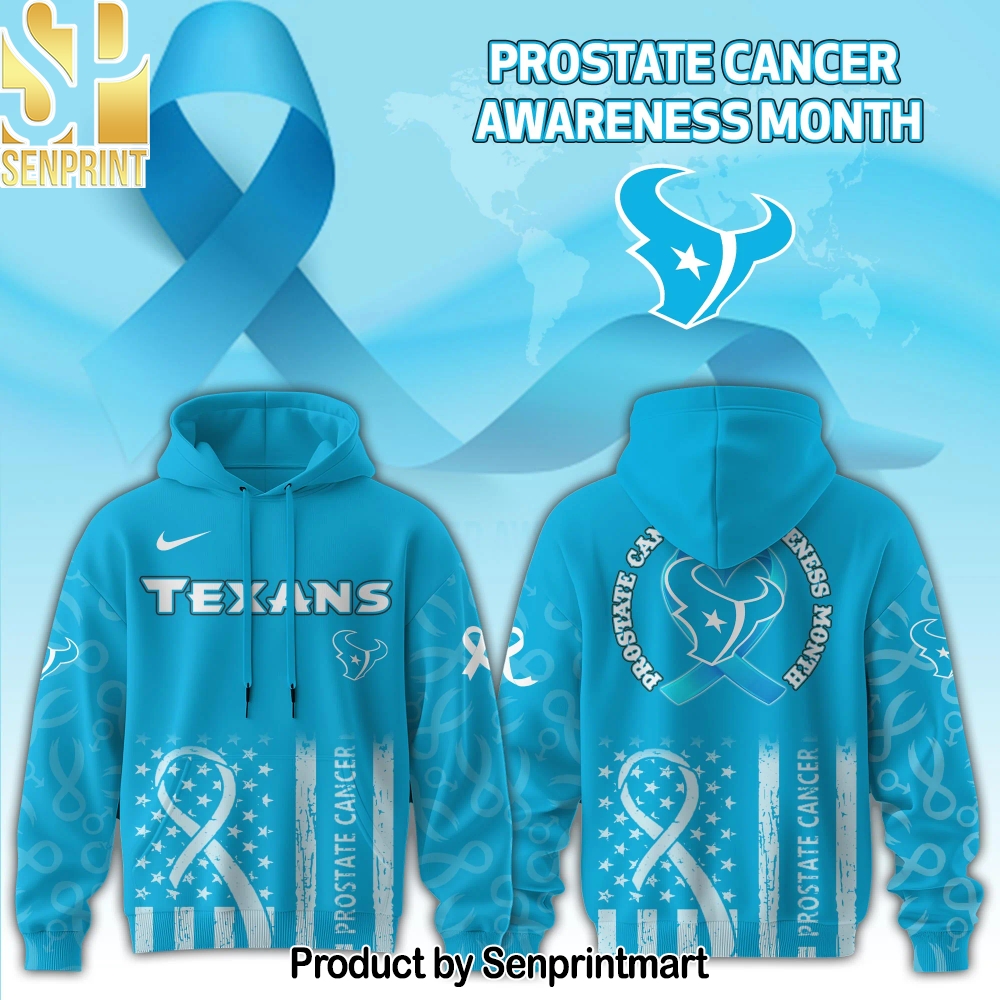 Houston Texans x Prostate Cancer Awareness Hoodie Edition – Sports Fan Outfit 3444