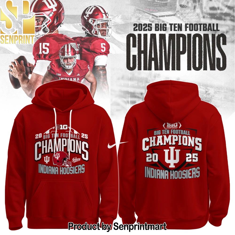 Indiana Hoosiers Football Big Ten Championship Unisex Shirt – Sports Fan Outfit 2294