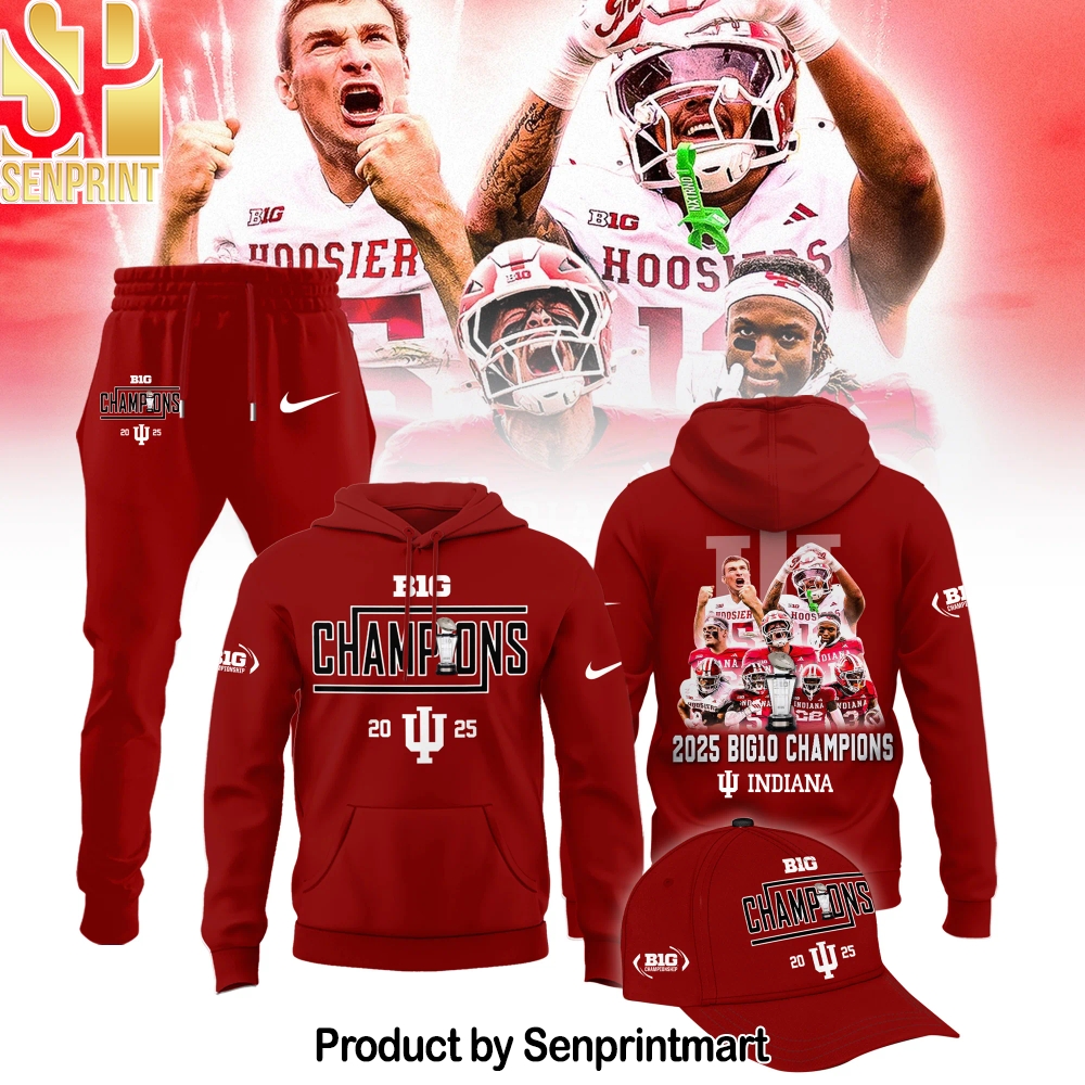 Indiana Hoosiers Football Big Ten Championship Unisex Shirt – Sports Fan Outfit 2574