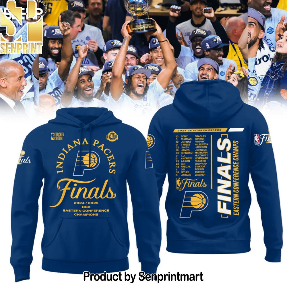 Indiana Pacers Fanatics 2025 Eastern Conference Champions Hoodie – Sports Fan Outfit 2427