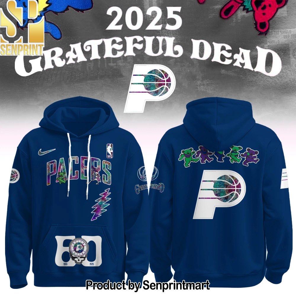 Indiana Pacers x Grateful Dead 60th Hoodie Editions Limited 1965 2025 – Sports Fan Outfit 3408