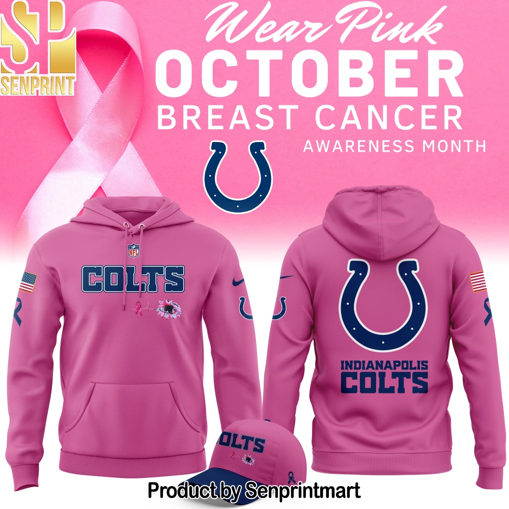 Indianapolis Colts Breast Cancer Awareness Hoodie 2025 – Sports Fan Outfit 3315