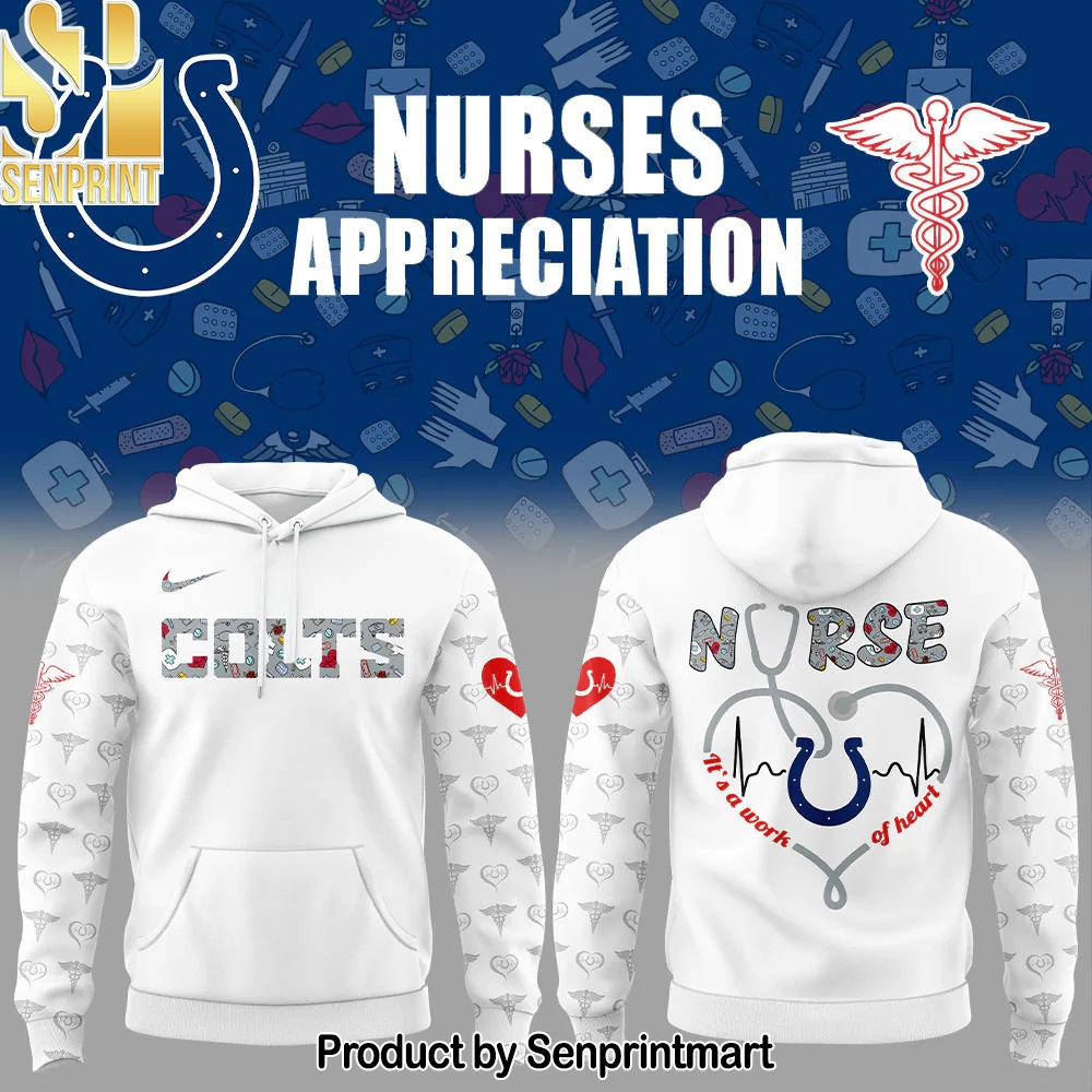 Indianapolis Colts Nurses Appreciation 2025 Blue Unisex Shirt – Sports Fan Outfit 2284