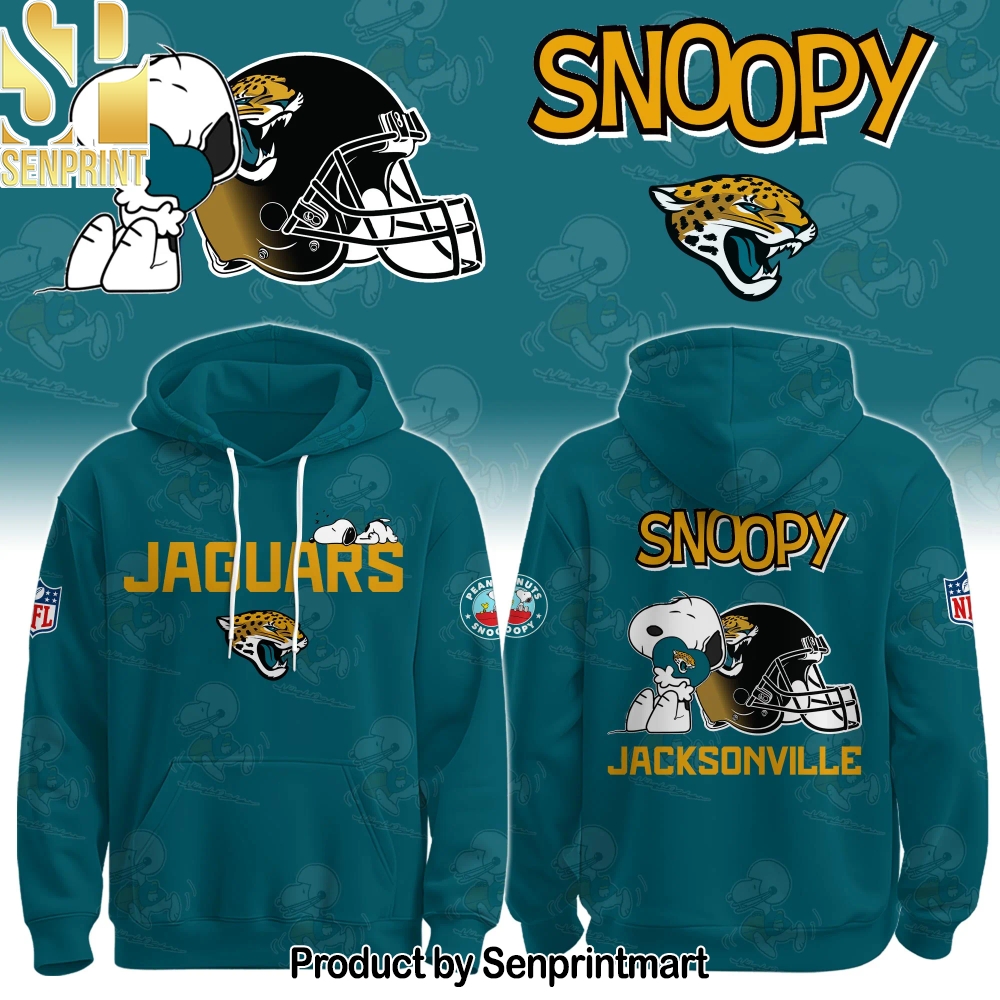 J Jaguars x Snoopy Hoodie Unisex Shirt – Sports Fan Outfit 1370