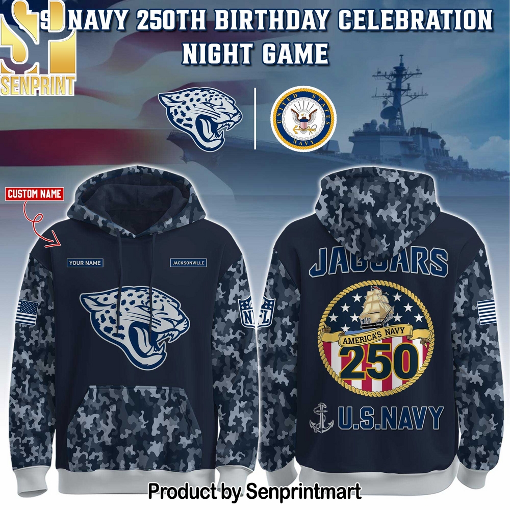Jacksonville Jaguars Navy 250th Birthday For Fans Shirt – Sports Fan Outfit 3179