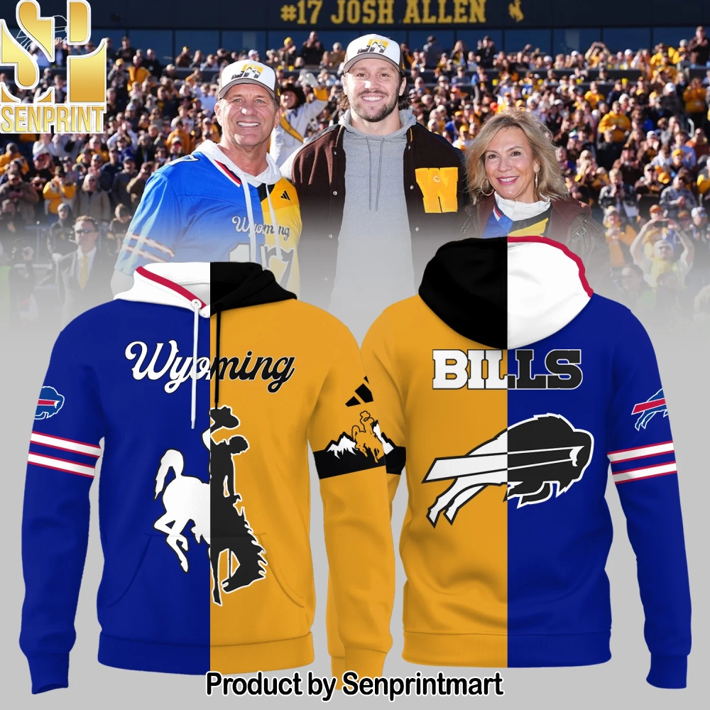 Josh Allen  17 Buffalo Bills x Wyoming Cowboys Unisex Shirt – Sports Fan Outfit 3065