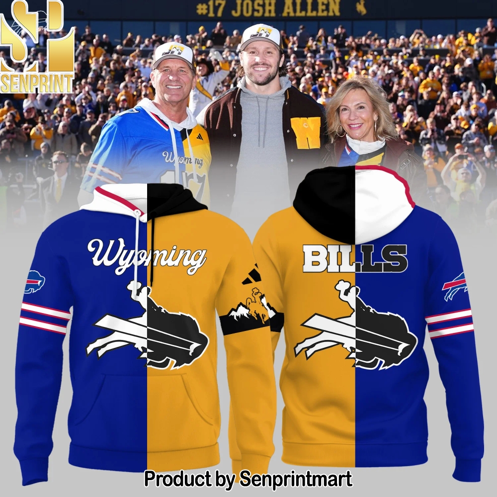 Josh Allen  17 Buffalo Bills x Wyoming Cowboys Unisex Shirt – Sports Fan Outfit 3851