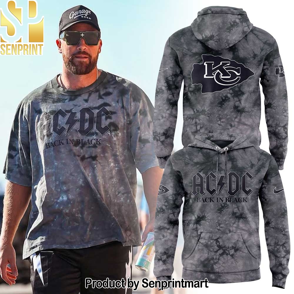 Kansas City Chiefs AC DC Back In Black Hoodie – Sports Fan Outfit 3391