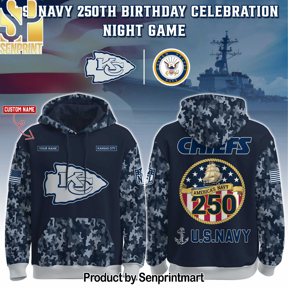 Kansas City Chiefs Navy 250th Birthday For Fans Shirt – Sports Fan Outfit 2551