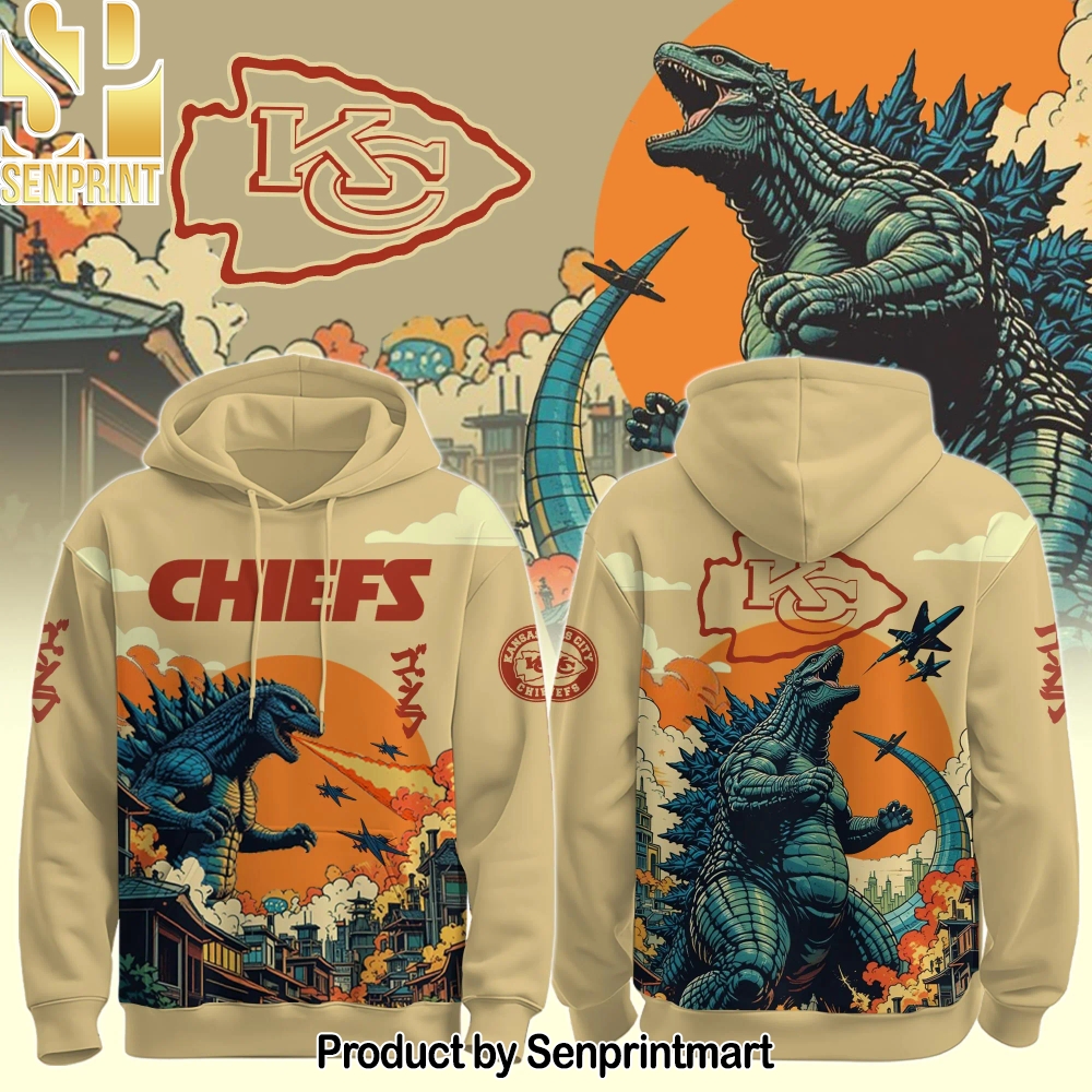 Kansas City Chiefs Special Godzilla Hoodie – Sports Fan Outfit 3047