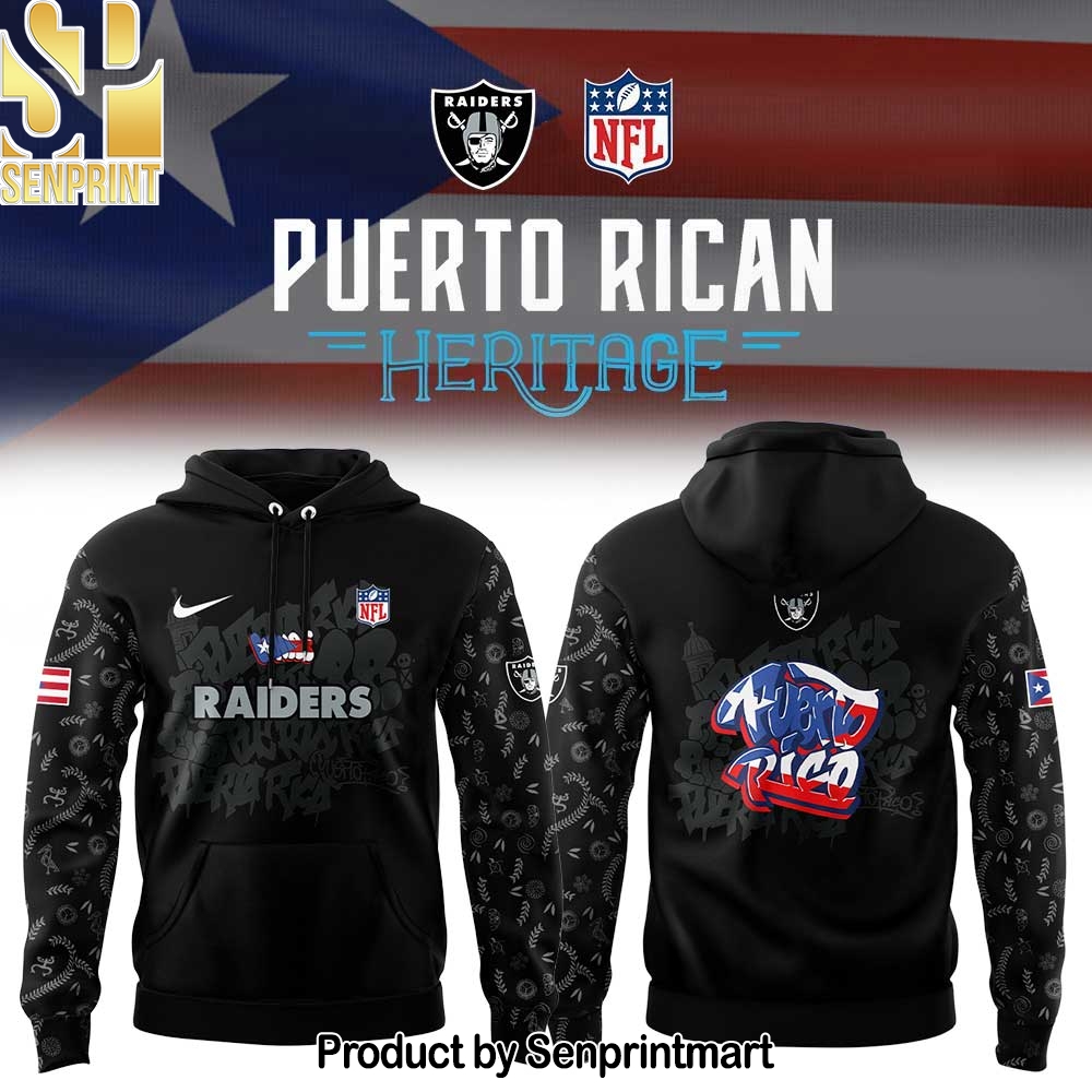 Las Vegas Raiders Puerto Rican Heritage Unisex Shirt – Sports Fan Outfit 1382