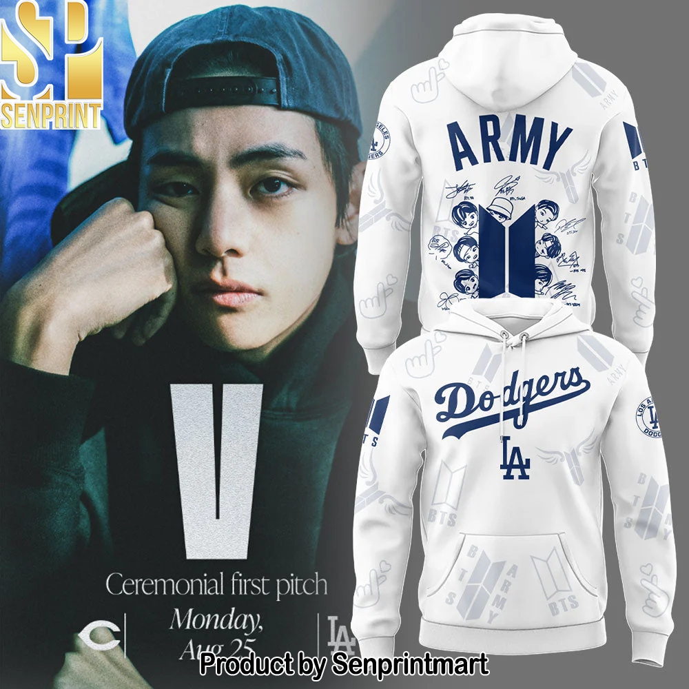 Limited Editon Los Angeles Dodgers x Army Hoodie – Sports Fan Outfit 1607