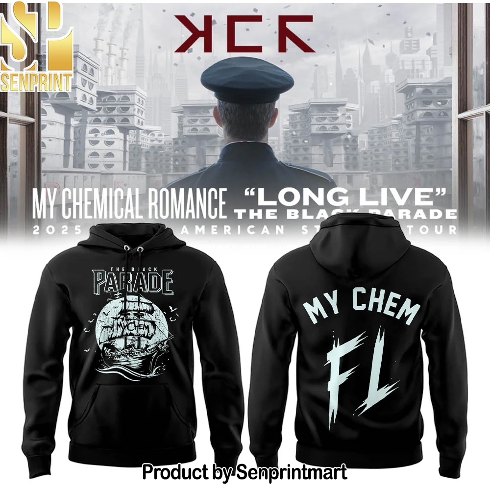 Long Live_ The Black Parade Tour 2025 x Tampa Hoodie – Sports Fan Outfit 3591