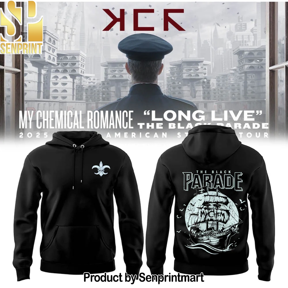 Long Live_ The Black Parade Tour 2025 x Tampa Hoodie – Sports Fan Outfit 3592