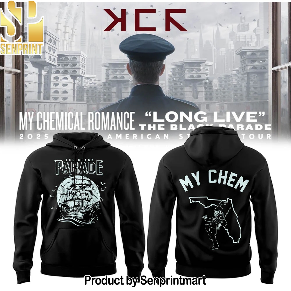 Long Live_ The Black Parade Tour 2025 x Tampa Hoodie – Sports Fan Outfit 3906