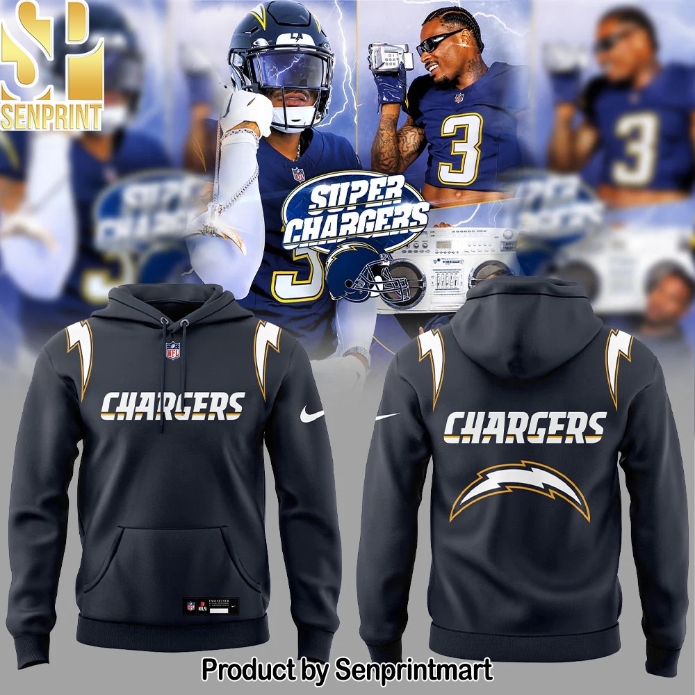 Los Angeles Chargers Super Chargers Navy Uniforms 2025 Hoodie – Sports Fan Outfit 3756
