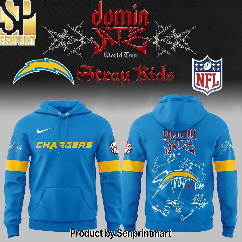 Los Angeles Chargers x ATE Show Signature Blue Hoodie – Sports Fan Outfit 3407
