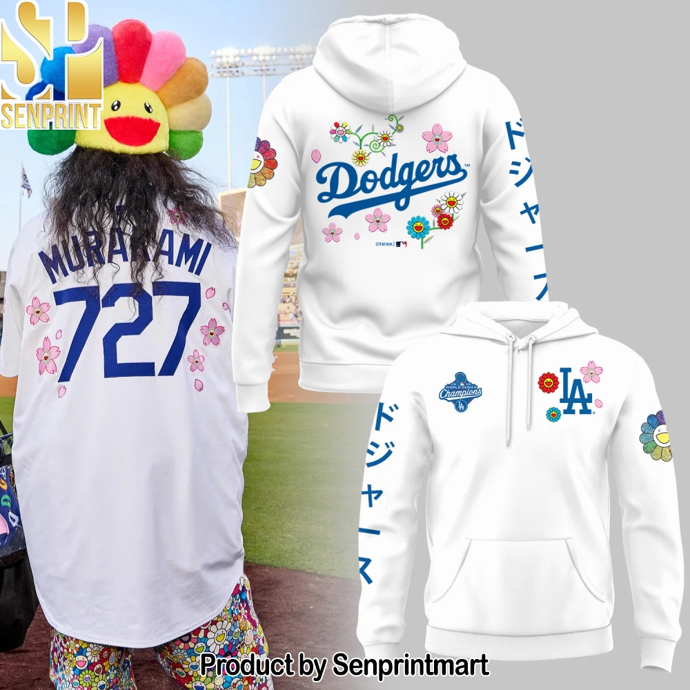 Los Angeles Dodgers 2025 WS Champions x Takashi Murakami Hoodie – Sports Fan Outfit 4004