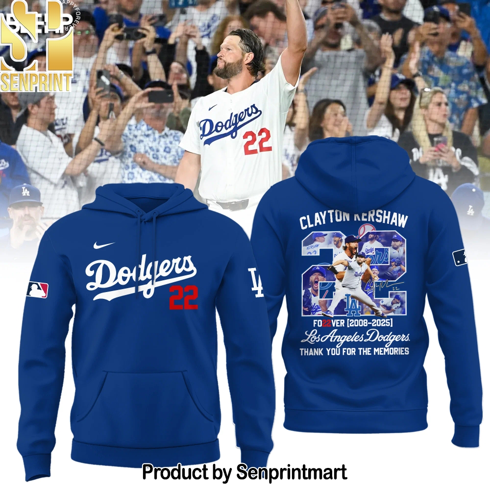 Los Angeles Dodgers Thank You Clayton Kershaw Hoodie – Sports Fan Outfit 3339