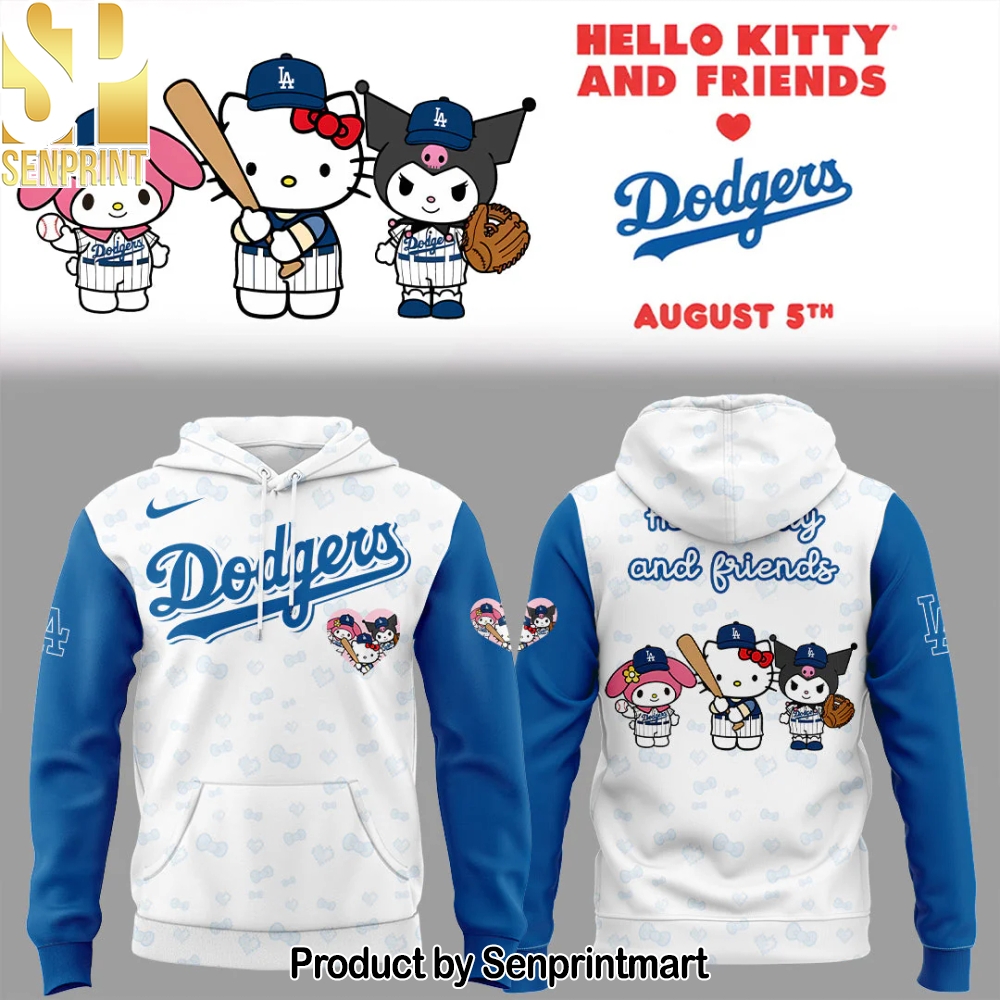 Los Angeles Dodgers x Hello Kitty Night Game 2025 Hoodie – Sports Fan Outfit 4034