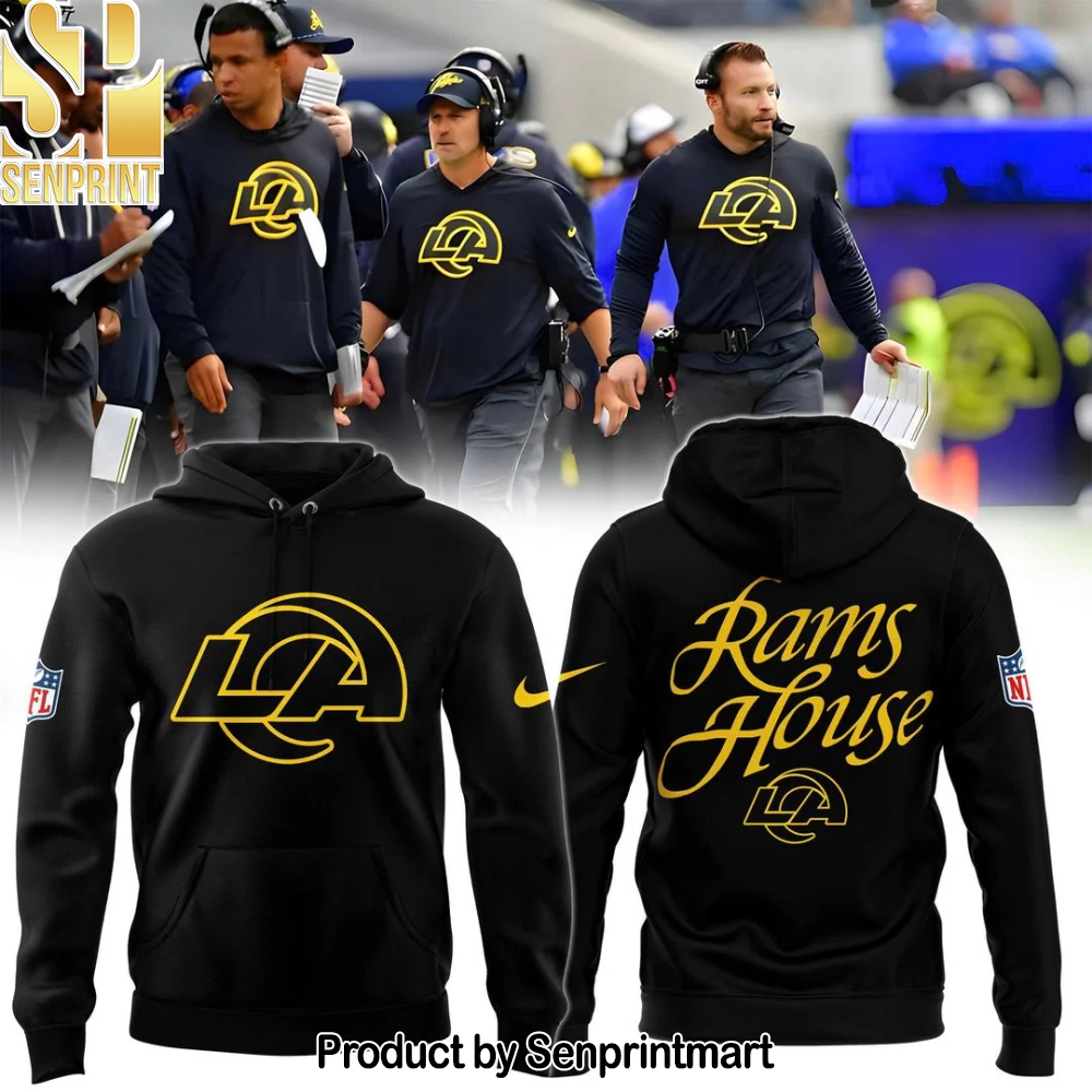 Los Angeles Rams Black 2025 NFL Rivalries _Rams House_ Hoodie – Sports Fan Outfit 1405