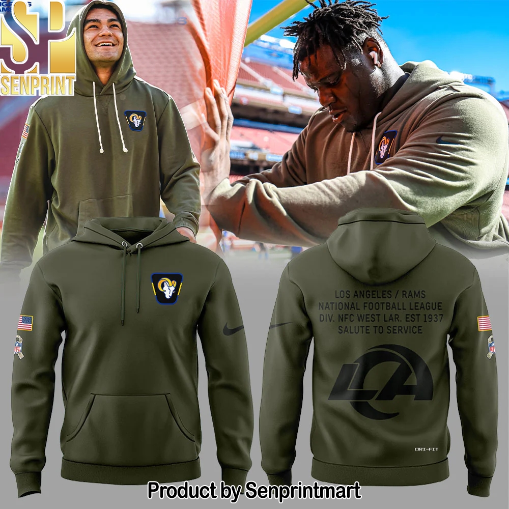 Los Angeles Rams Salute to Service 2025 Unisex Shirt – Sports Fan Outfit 3901