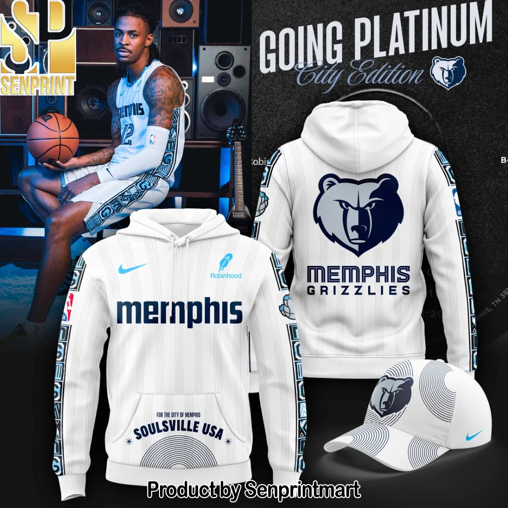 Memphis Grizzlies 2025-26 City Edition Hoodie – Sports Fan Outfit 1375