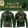 Men’s Green Bay Packers 2025 NFL Salute to Service Army 250 Hoodie – Sports Fan Outfit 4177