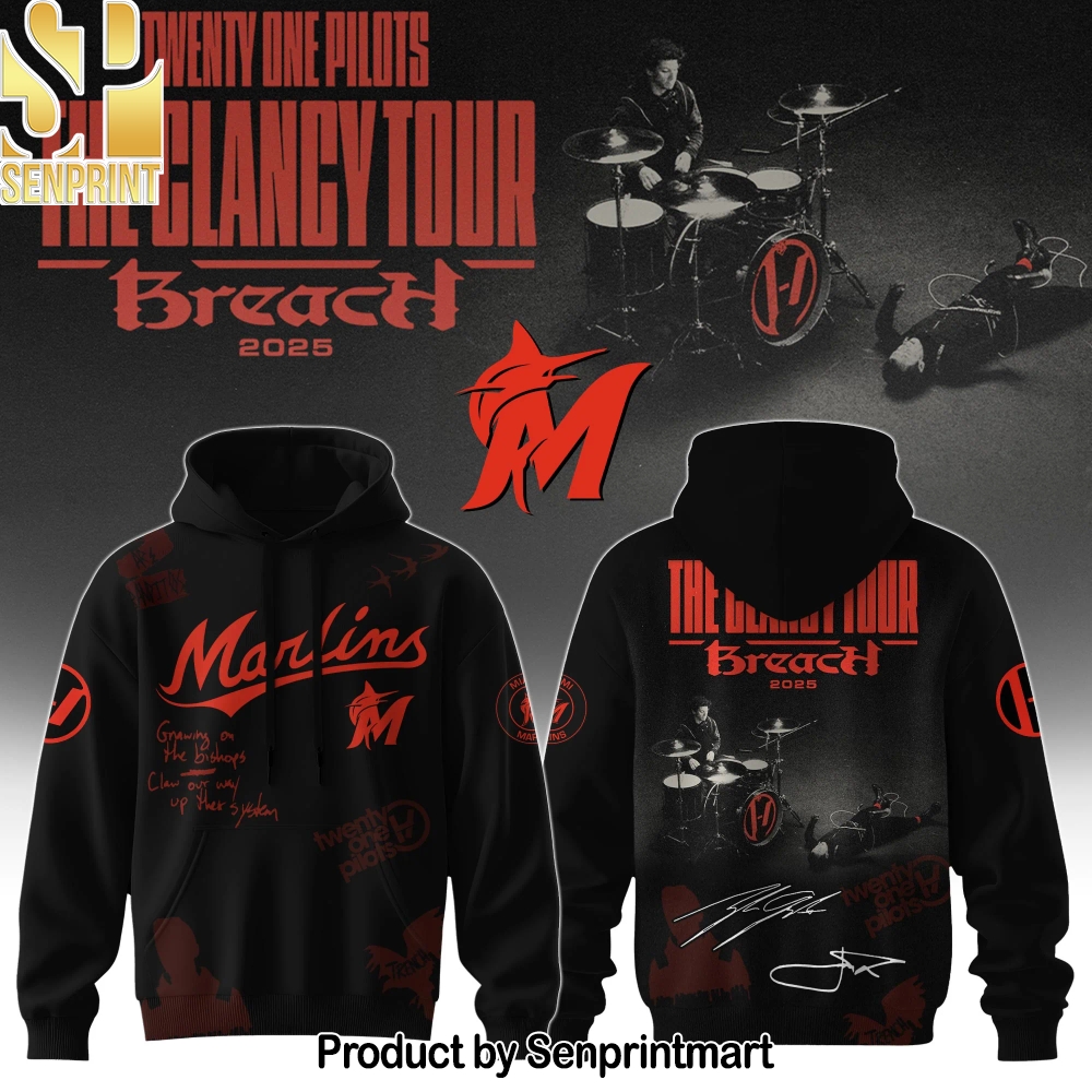 MIA x Twenty One Pilots The Glancy Tour 2025 Hoodie Limited Edition – Sports Fan Outfit 3969