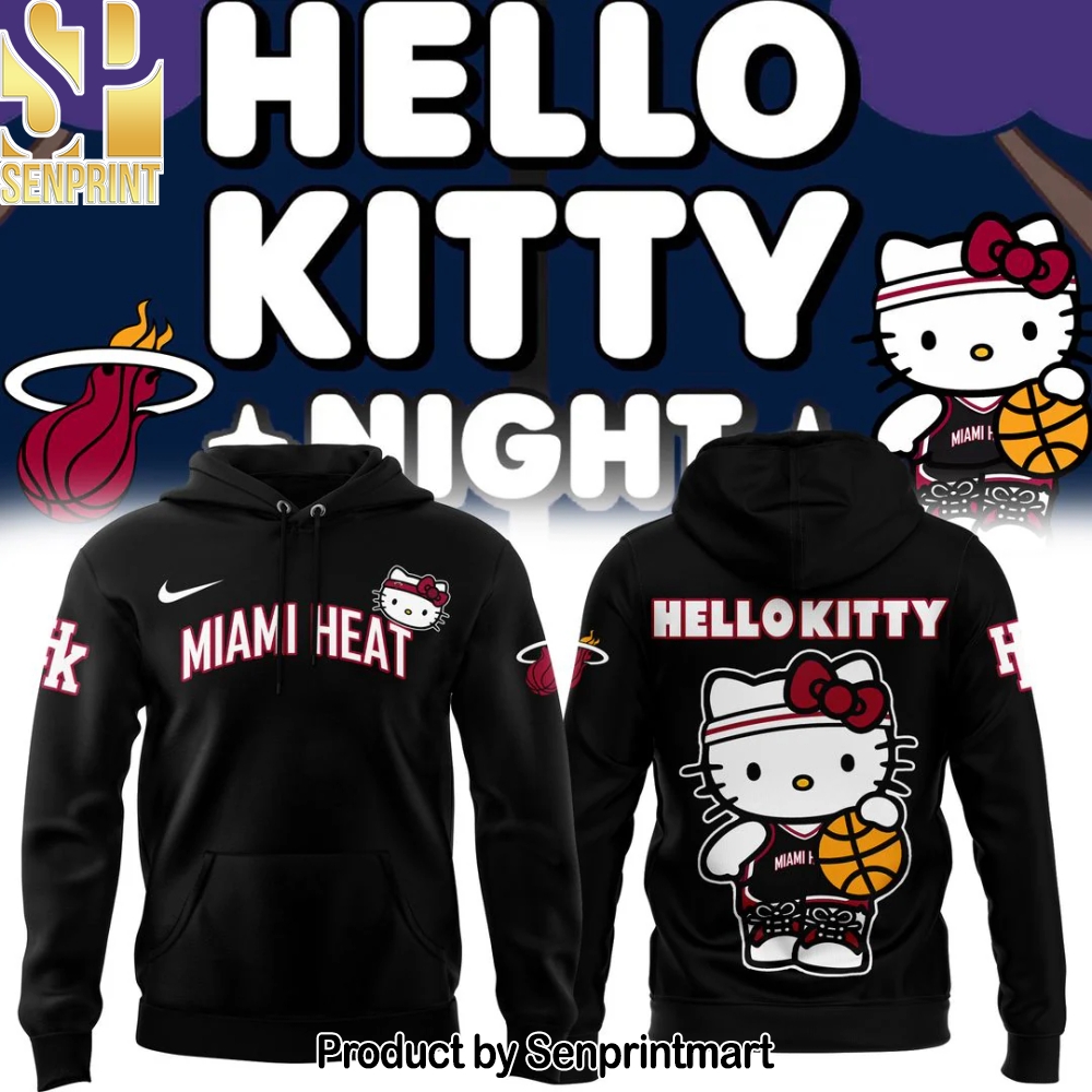 Miami HEAT x Hello Kitty All Over Printed Shirt – Sports Fan Outfit 3107