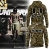 Miami Hurricanes Football Military Appreciation Camo Hoodie – Sports Fan Outfit 2530