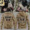 Miami Hurricanes Football Military Appreciation Camo Hoodie – Sports Fan Outfit 3303