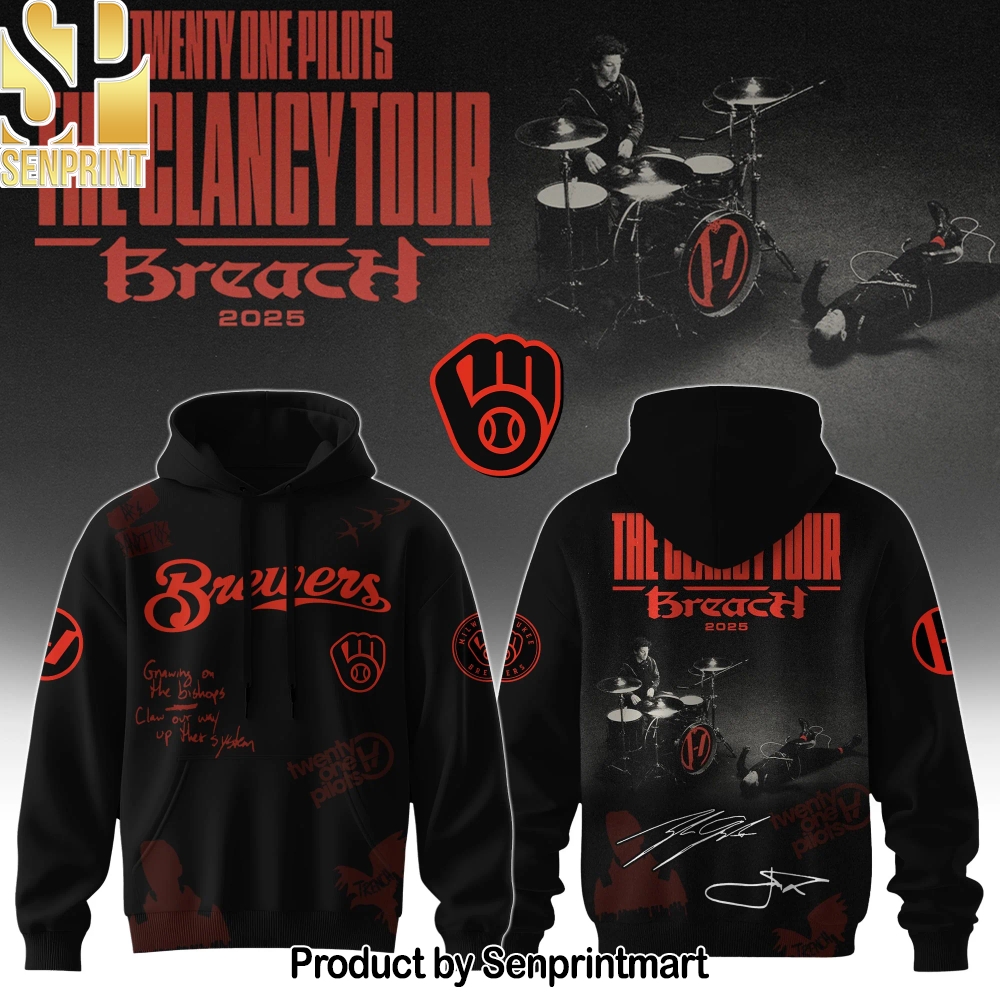 MIL x Twenty One Pilots The Glancy Tour 2025 Hoodie Limited Edition – Sports Fan Outfit 4057